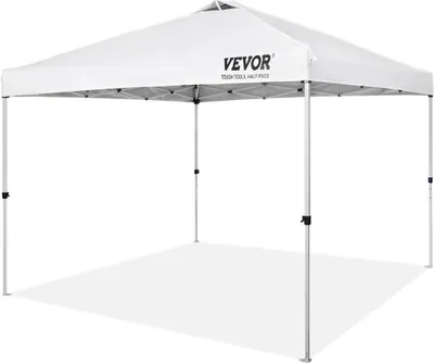 Zdjęcie produktu dla Namiot imprezowy Pop Up Canopy 304,8 x 304,8 cm z przenośną torbą na kemping, biały