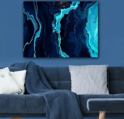 Produktbild von Wallity, 1559486903_70100- HPE1908, Bunt, Leinwandbilder, 70 x 100 cm, 100% Leinwand