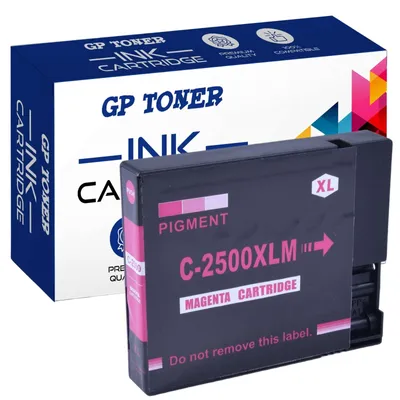 Produktbild von Drucker Patronen für Canon PGI-2500 IB4050 IB4150 MB5050 MB5150 MB5155 MB5350 Magenta