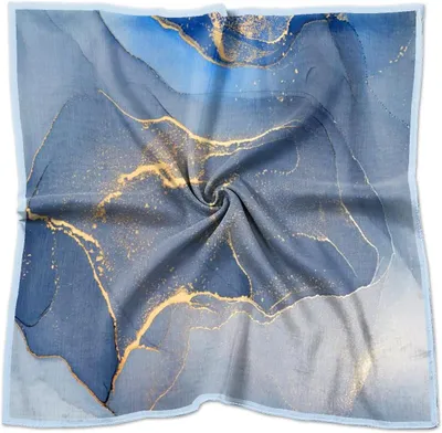 Imagen del producto de Pañuelo cuadrado de satén, 70 cm, un accesorio de moda para el cabello para mujeres