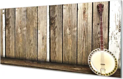Produktbild von Glasbilder 120x60 Wandkunst Ukulele