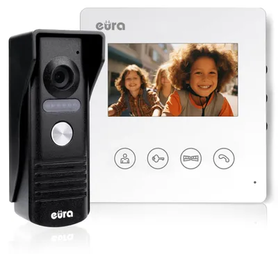 Immagine prodotto di Videocitofono EURA VDP-52A3 "ATIRA" bianco