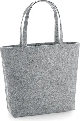 Produktbild von BagBase Filz-Tragetasche RW7111 (Einheitsgröße) (Grau meliert)