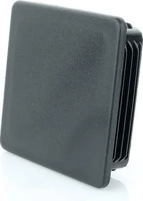 Produktbild von LogistSystem 1 Stück Vierkantrohre - 100x100 mm - Quadratstopfen Anthrazit - Vierkant Endkappen aus PE Kunststoff - Rohrstopfen zur Rohrabdeckung von Stahlrohr