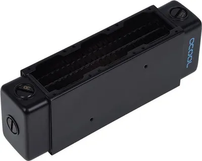 Produktbild von Alphacool NexXxoS UT60 Full Copper X-Flow, Kühlkörper, Kupfer, Stahl, Schwarz, 4 cm, 600 mm, 164,5 mm