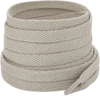 Imagen del producto de Kicks Don Flache cordones planos, 160 cm, beige-gris, 8 mm