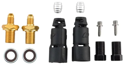 Produktbild von Jagwire Pro Quick-Fit Adapter-Set Shimano - Hydraulik-Anschlussset schwarz/go...