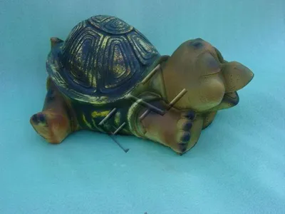 Produktbild von Design Schildkröte Figur Statue Skulptur Figuren Skulpturen Garten Deko Statuen