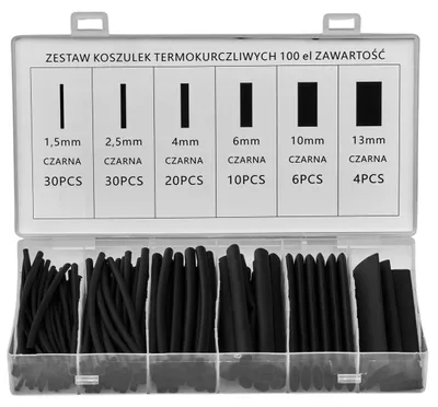 Produktbild von Schrumpfschlauch-Set, 100 Stück, KD10919
