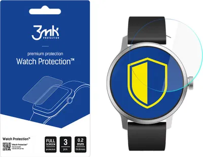 Produktbild von 3mk Display Schutzfolie Watch Protection für Withings Scanwatch 42mm 0,2mm (3 Stück)