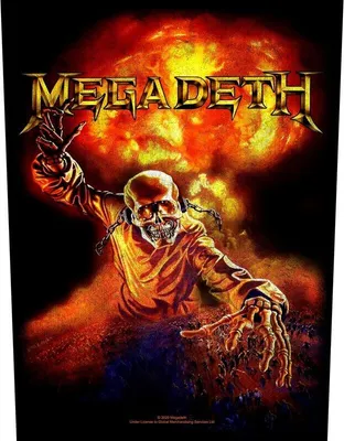 Produktbild von Megadeth Backpatch Nuclear multicolor Standard