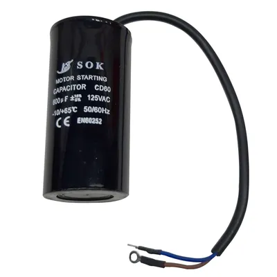 Produktbild von LESCHA ATIKA Ersatzteil | Anlaufkondensator 600µF/125V für Betonmischer Compact 140 / LZ 140