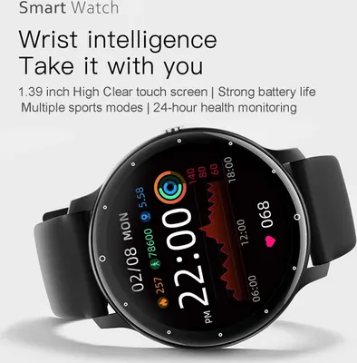 TRAUSI TG08 Smartwatch: 1,8 Zoll, 120 Sportmodi, Herzfrequenz- & Schlaf-Tracker, IP67 Wasserdicht – Für IPhone & Android