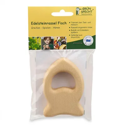 Produktbild von GRÜNSPECHT Holzrassel Fisch 1 Stück