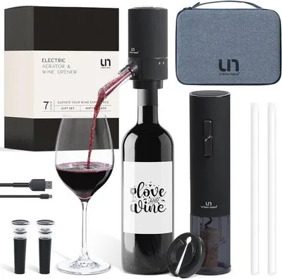 Produktbild von Elektrische Weinöffner mit Akku Kurkentrekker und Belüfter