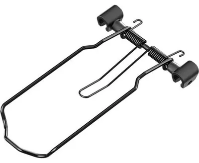 Produktbild von Federklappe CLAMPIT 2.0, Racktime, schwarz, B=96 mm, Ø=14 mm