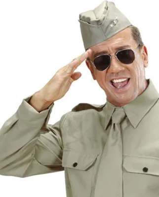 Produktbild von Militär-Mütze Soldat grün - Einheitsgröße