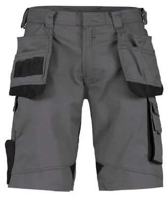 Productafbeelding van DASSY werkbroek shorts, model BIONIC, maat 50, antraciet/zwart