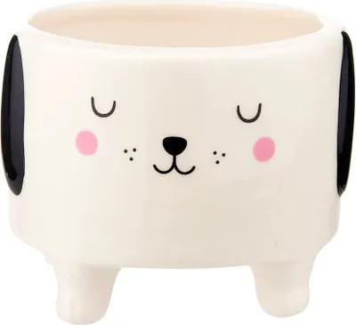 Produktbild von Sass & Belle Übertopf Blumentopf  Barney der Hund aus Keramik