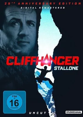 Produktbild von PLAION Cliffhanger - 25th Anniversary Edition - Digital Remastered - Uncut, Film, DVD, 108 min, Abenteuer, 2.35:1, 04/04/2019