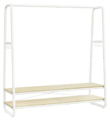 Produktbild von Kleiderleiter Kleiderständer Lagerung 197 kg braun weiß 45 x 138 x 160 cm