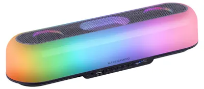 Produktbild von Mars Gaming MSB-ORB, tragbarer Lautsprecher + Soundbar 20W, RGB Beleuchtung, Bluetooth 5.3, Schwarz