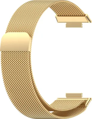 Produktbild von Bstrap Milanese Armband für Huawei Watch Fit 2, gold