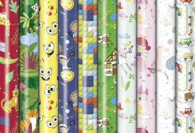 Zdjęcie produktu dla ZOEWIE Geschenkpapier (Verkaufseinheit: 30) Bambini 2m 70 cm 90289 4058653101267