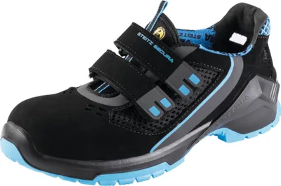Produktbild von STEITZ SECURA Sandale schwarz/blau VD PRO 1000 SF ESD, S1P XB, EU-Schuhgröße: 47