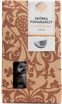 Produktbild von Orangenschalen in dunkler Schokolade 100g - Schronisko Bukowina
