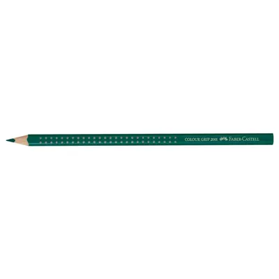 Image de Faber-Castell 112458 Crayon de couleur Colour GRIP - vert cobalt profond