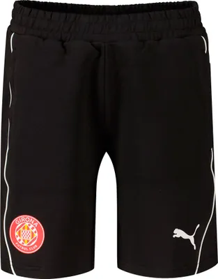 Zdjęcie produktu dla Puma Girona FC Casuals – szorty, czarny, rozmiar S, męskie, czarny, rozmiar S