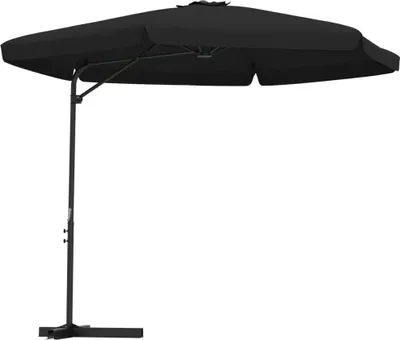 Produktbild von Sonnenschirm mit Stahl-Mast 300 cm Schwarz