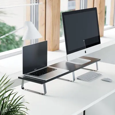 Produktbild von Verstelbare Monitor-Laptop-Standaard 100x26x12cm Büro