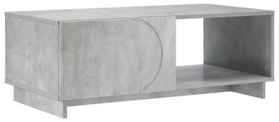 Immagine prodotto di vidaXL Tavolino da caffè, grigio cemento, 95 x 50,5 x 35 cm, materiale composito di legno
