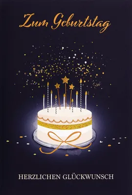 Produktbild von Geburtstag  Unverpackt  Glückwunschkarte im Format 115x17cm mit Umschl