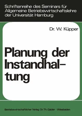 Zdjęcie produktu dla Planung der Instandhaltung
