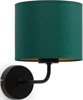 Obrázok produktu pre Nástenná moderná lampa VESPILLO - zelená/zlatá/čierna