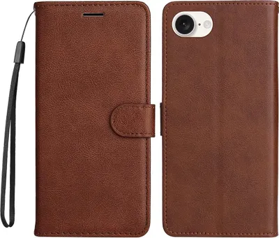 Produktbild von iPhone 16e / 17e Hülle - Coverup Klapphülle - Braun
