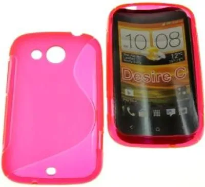 Produktbild von Silikonhülle S-Line für HTC Desire C rosa