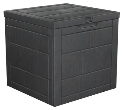 Image de Neo 35 - Coffre de rangement de jardin 54 x 53 x 56 cm, coffre verrouillable en résine anthracite