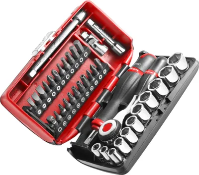 Produktbild von Facom Steckschluessel-Set 1/4Z 6-Kant, 38-tl