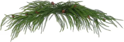 Produktbild von Gilde Girlande, "Eleganto", Kunststoff, grün, VE 3, L. 10 cm, B. 26 cm, H. 100 cm 57362 4063387573624