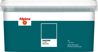 Produktbild von Alpina Wandfarbe Pantone 18-4834 deep lake 1l