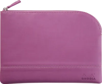 Produktbild von Rhodia Rhodiarama Etui aus Kunstleder Reißverschluss, 16x22 cm Flieder 116641C
