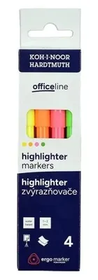 Image de Stylos feutres de 1 à 2 mm, 4 couleurs - Koh-I-Noor