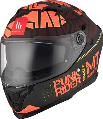 Productafbeelding van Mt Helmets Braker SV Punk, integraalhelm, zwart, maat XS