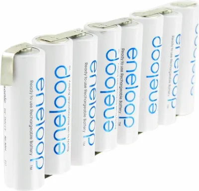 Produktbild von Panasonic eneloop Standard 9.6 Volt AkkuPack F1x8, 8/BK-3MCCE mit Lötfahne