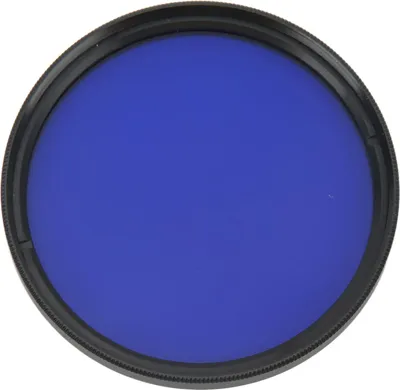 Zdjęcie produktu dla 55 mm pełnokolorowy filtr optyczny do aparatu cyfrowego o wysokiej rozdzielczości do Nikon Sony niebieski