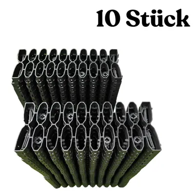 Produktbild von FORTENA Mähroboter-Gitterplatte 10 Stück 20x49x3 cm, Rasenstabilisierung Schwarz